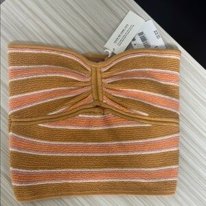 American Eagle Outfitters Multicolor Striped Tube Top!!

NWT!!!🤎💗